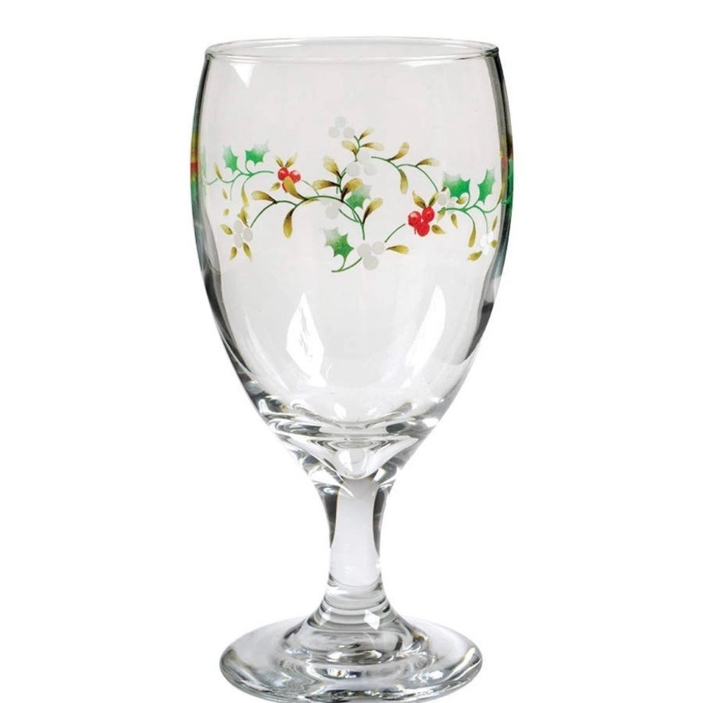 Pfaltzgraff Winterberry 16 oz.Iced Tea Glass Water Goblet Discontinued 5423294